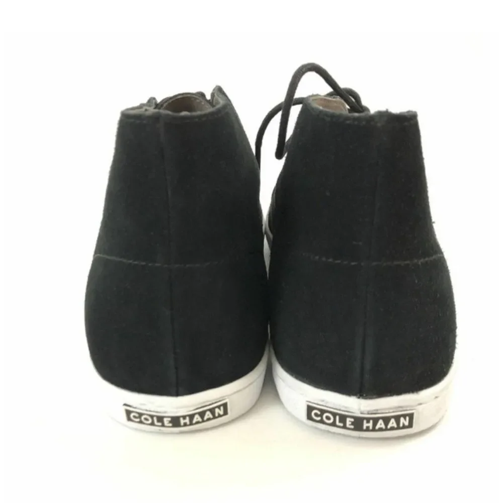 COLE HAAN Black Suede Chukka Boots Sneakers Pinch Weekender Mens Size 9.5